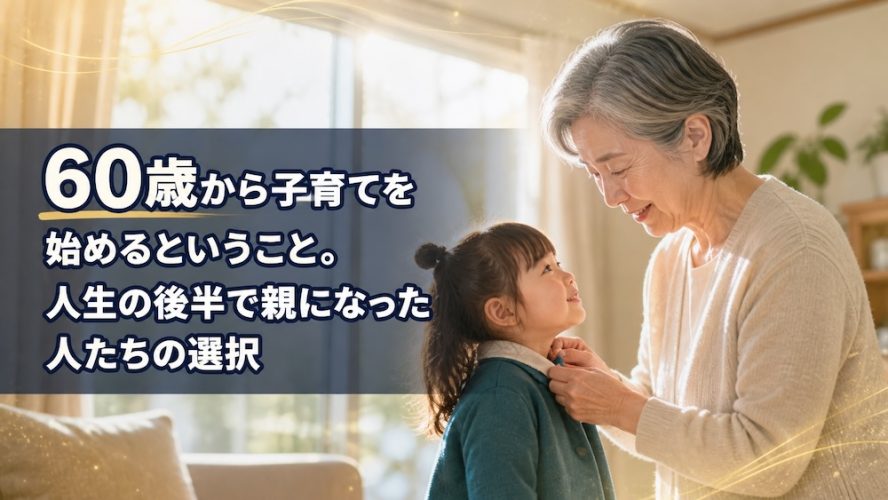 60歳から子育てを始めるということ。人生の後半で親になった人たちの選択